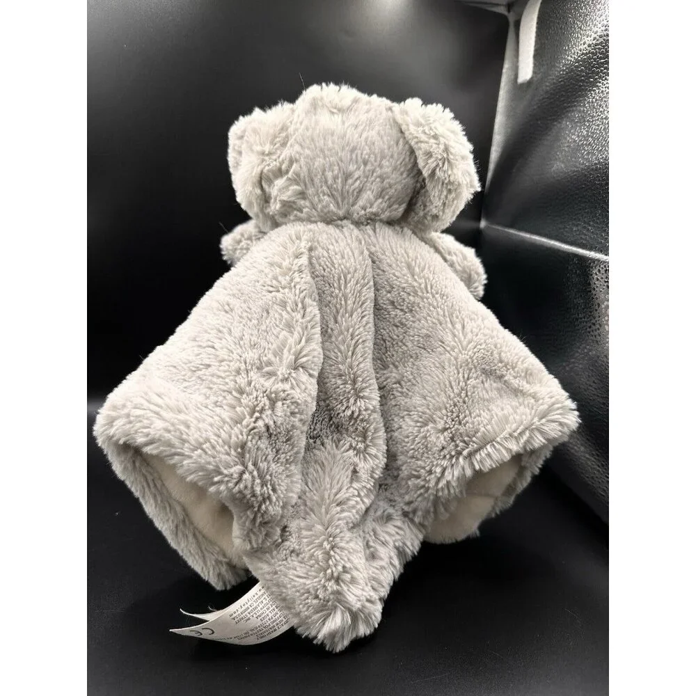 Kellytoy Elephant Security Blanket Grey Plush Baby Lovey Rattle‎ Toy Embroider-2